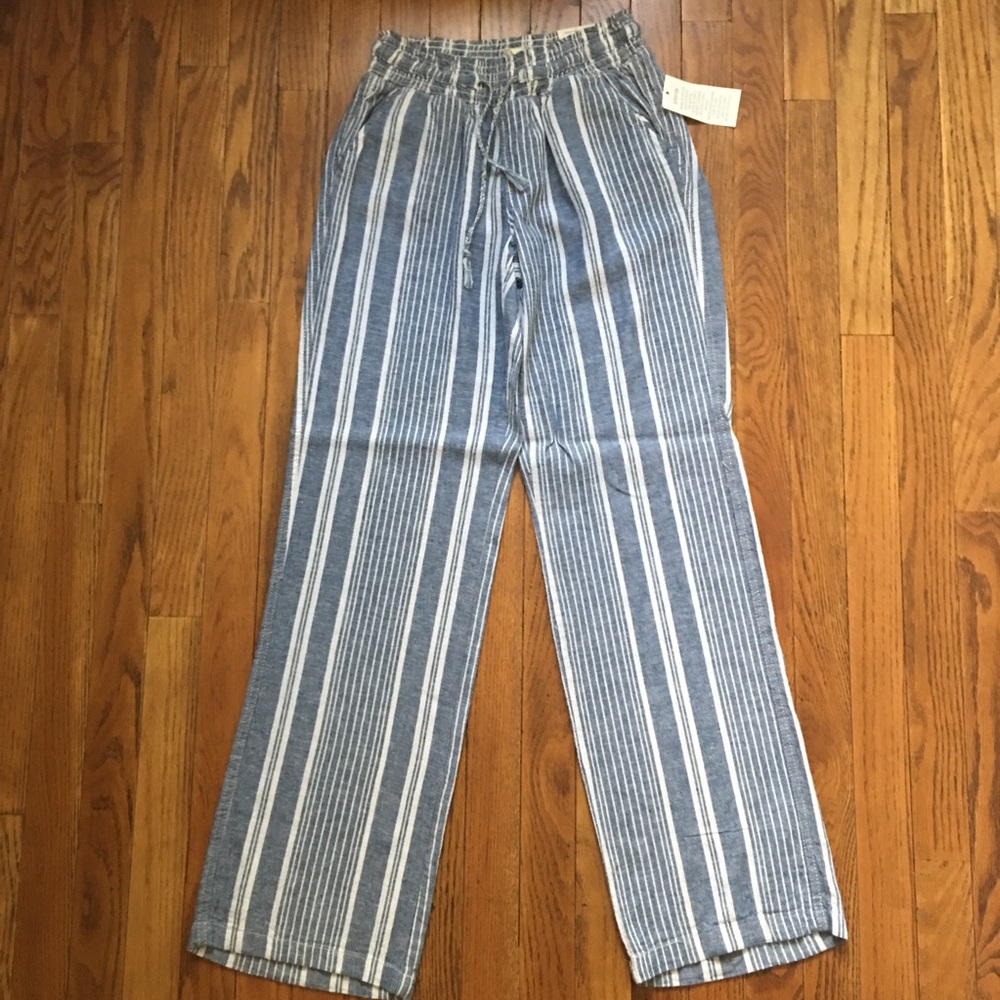 Striped Wide Leg Pant